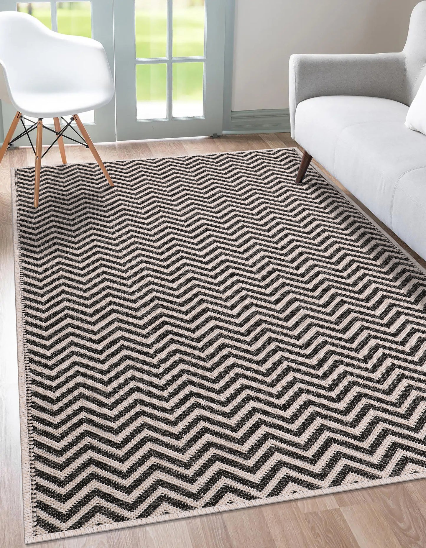 Ljuva Home Nordic Breeze Outdoor Polypropylene Rug Jord Collection 1004 - Turkish Crafted, Perfect for Swedish Homes