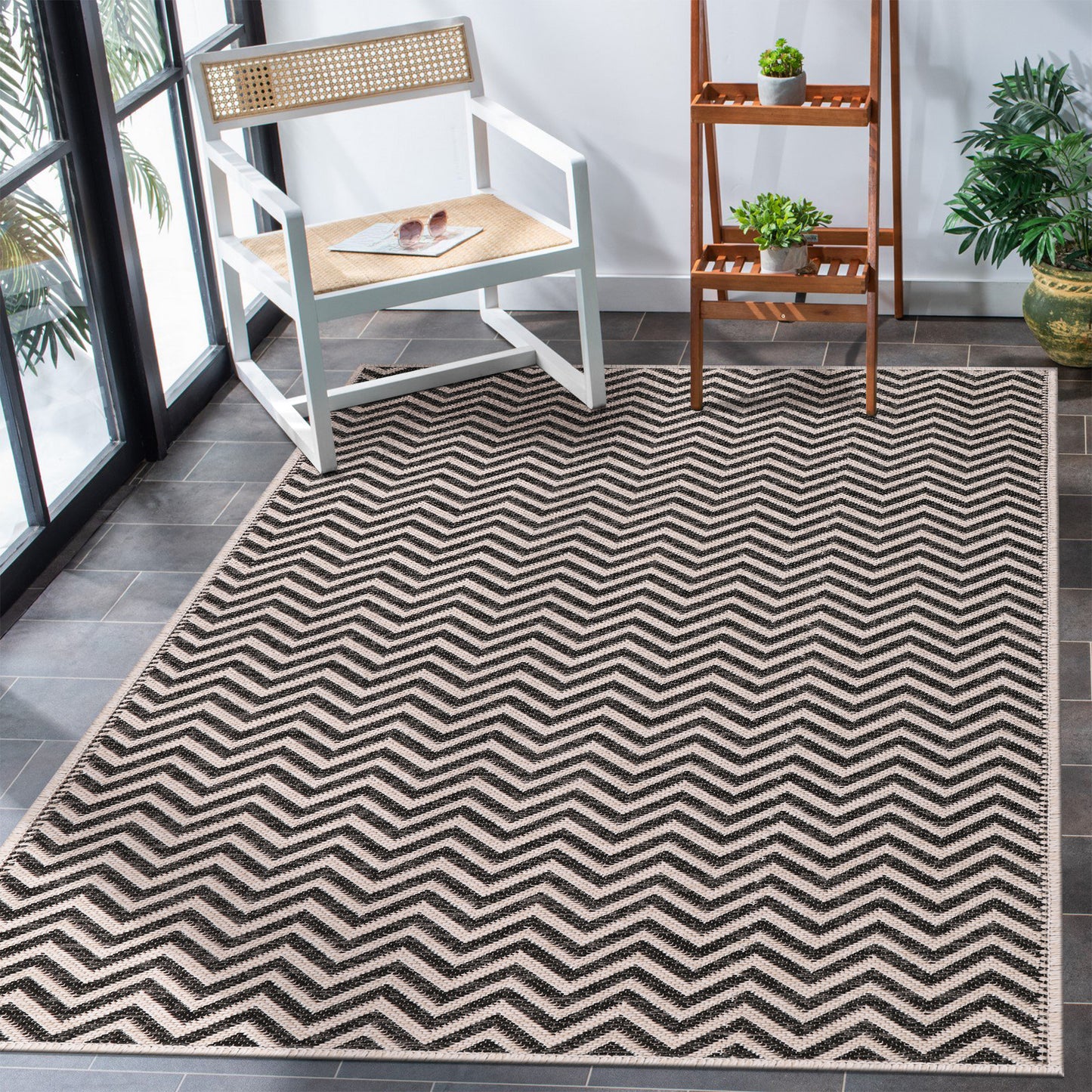 Ljuva Home Nordic Breeze Outdoor Polypropylene Rug Jord Collection 1004 - Turkish Crafted, Perfect for Swedish Homes