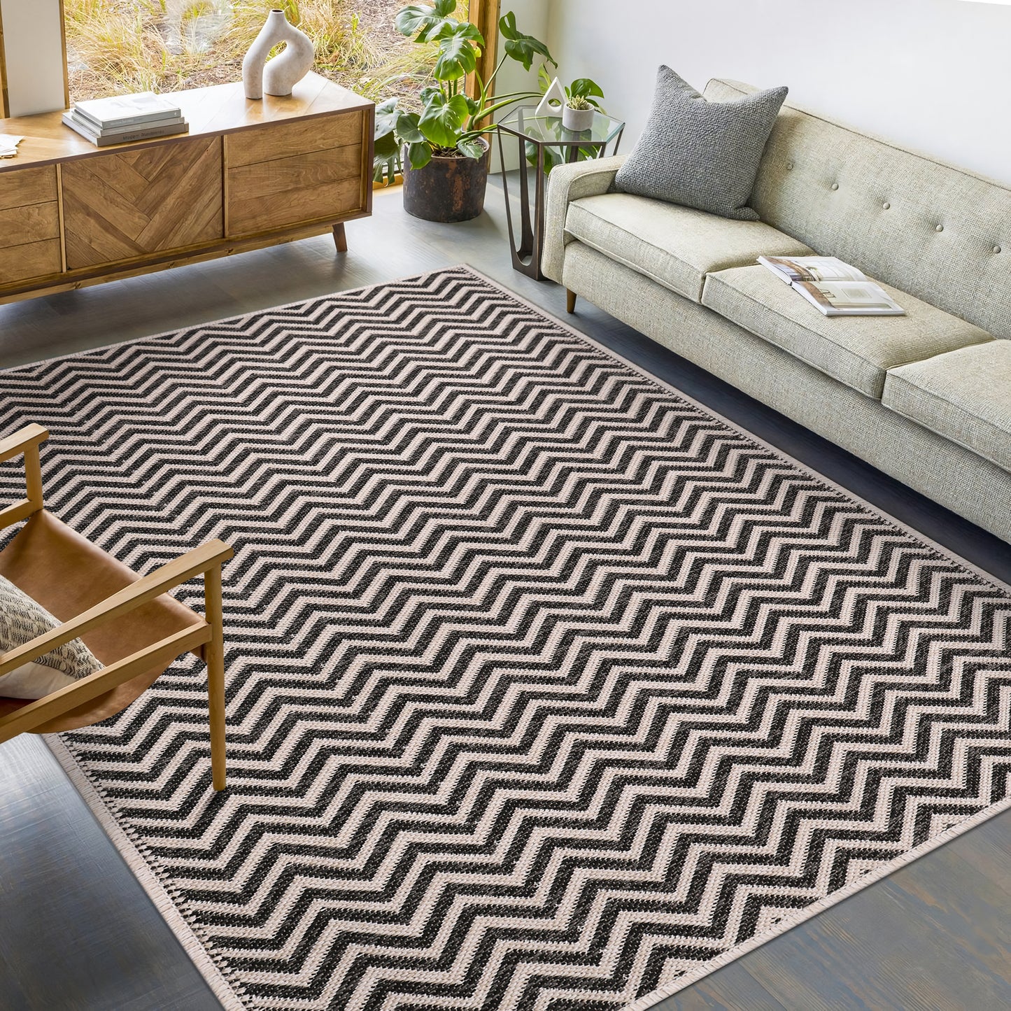 Ljuva Home Nordic Breeze Outdoor Polypropylene Rug Jord Collection 1004 - Turkish Crafted, Perfect for Swedish Homes