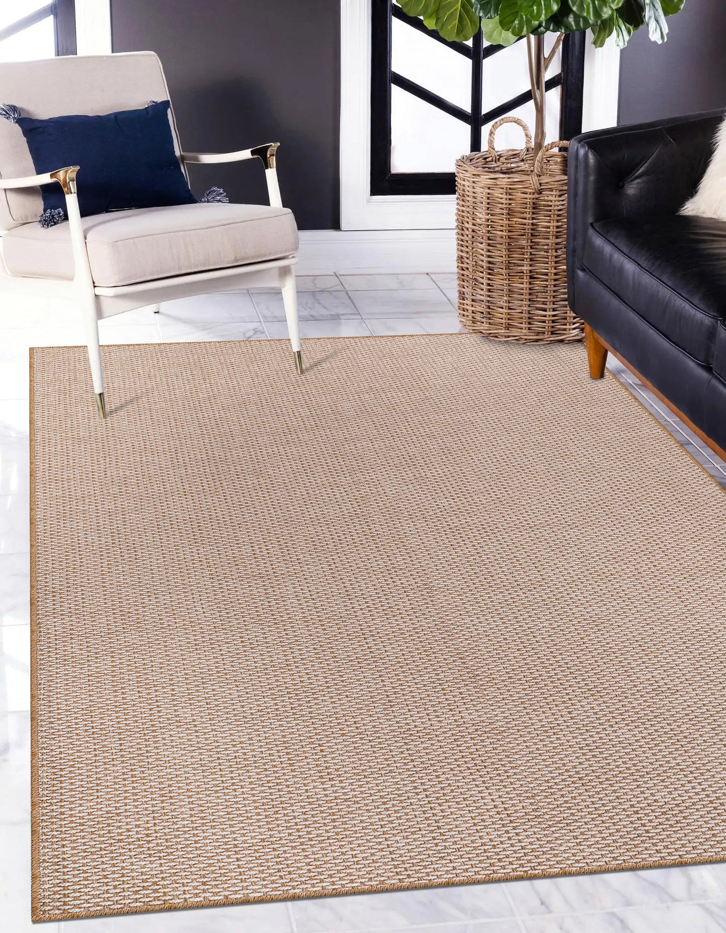 Ljuva Home Nordic Breeze Outdoor Polypropylene Rug - Turkish Crafted, Perfect for Swedish Homes
