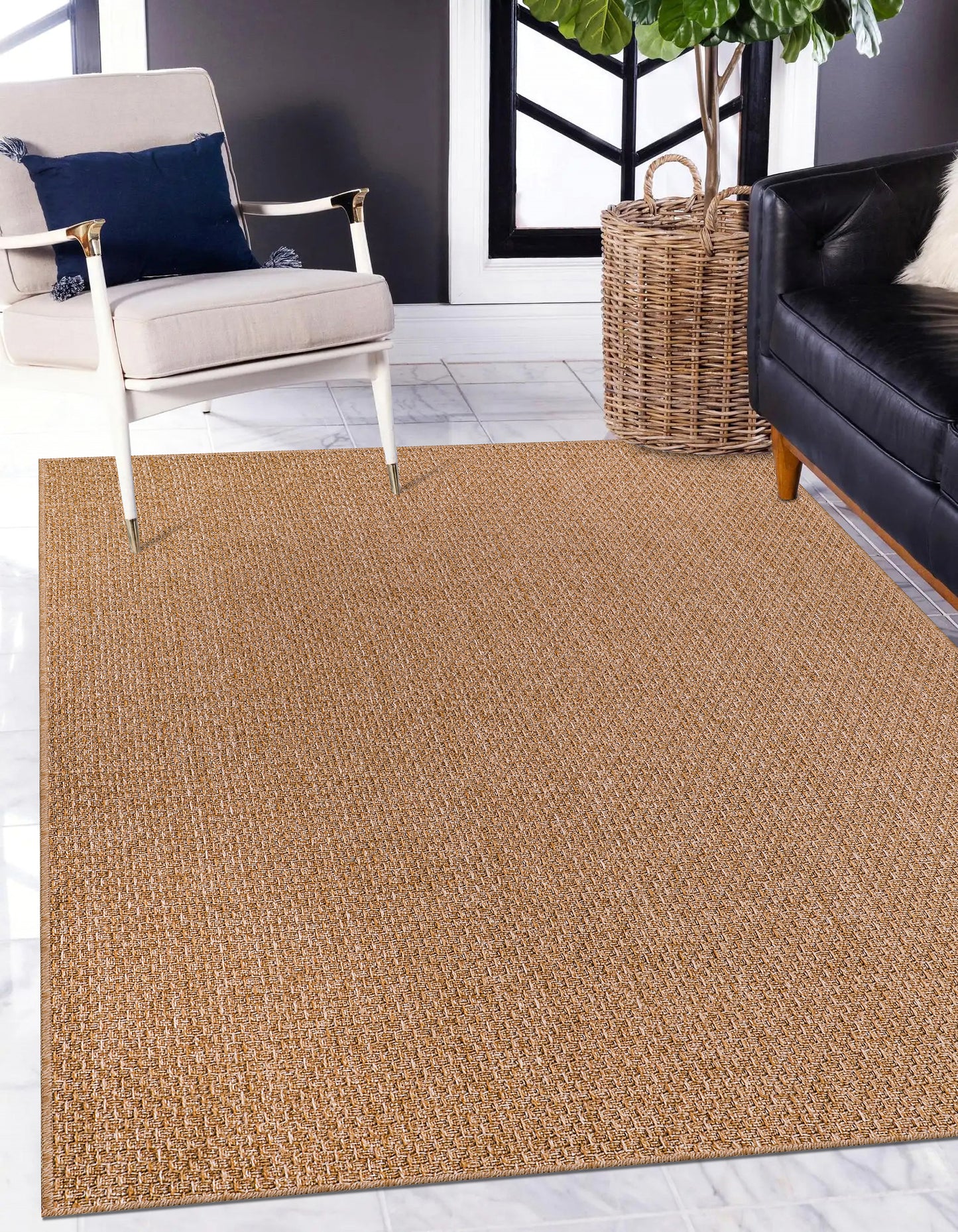 Ljuva Home Nordic Breeze Outdoor Polypropylene Rug Jord Collection 1002 - Turkish Crafted, Perfect for Swedish Homes