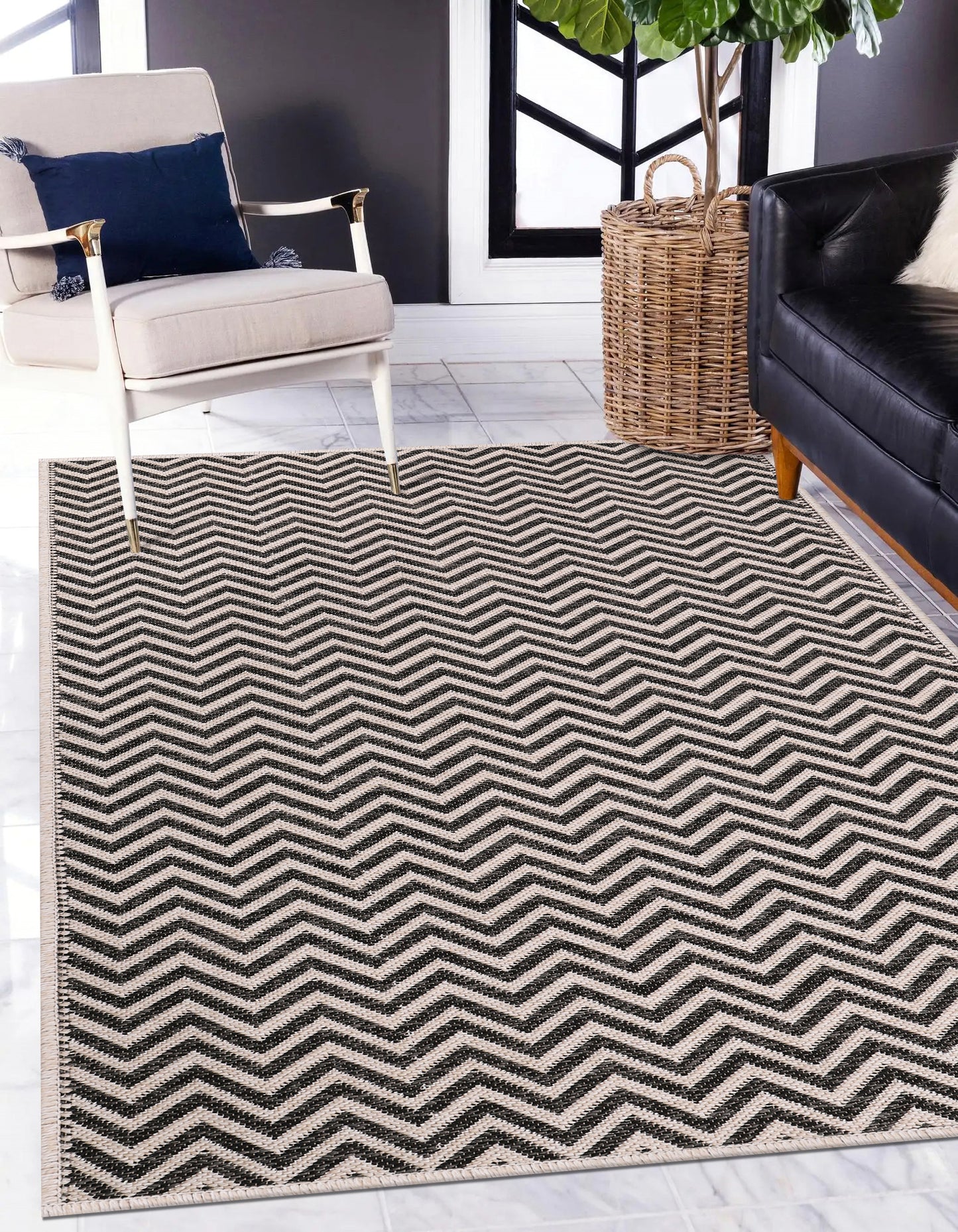 Ljuva Home Nordic Breeze Outdoor Polypropylene Rug Jord Collection 1004 - Turkish Crafted, Perfect for Swedish Homes