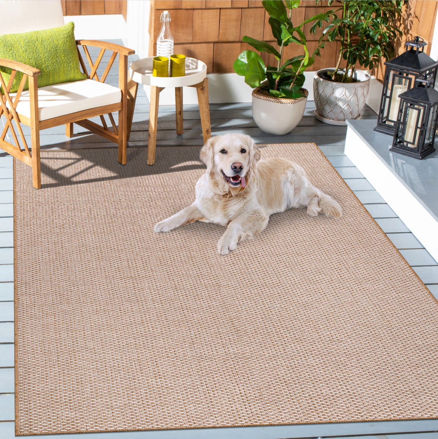 Ljuva Home Nordic Breeze Outdoor Polypropylene Rug - Turkish Crafted, Perfect for Swedish Homes