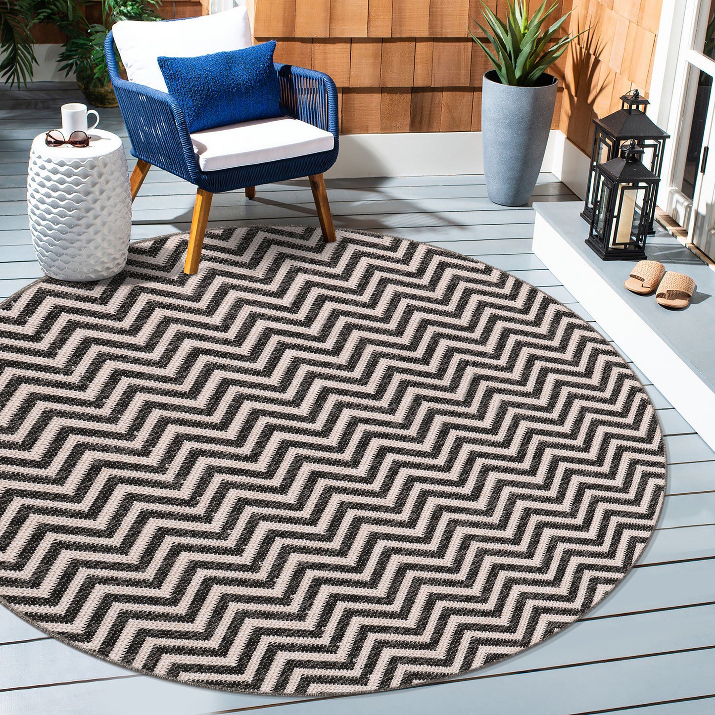 Ljuva Home Nordic Breeze Outdoor Polypropylene Rug Jord Collection 1004 - Turkish Crafted, Perfect for Swedish Homes