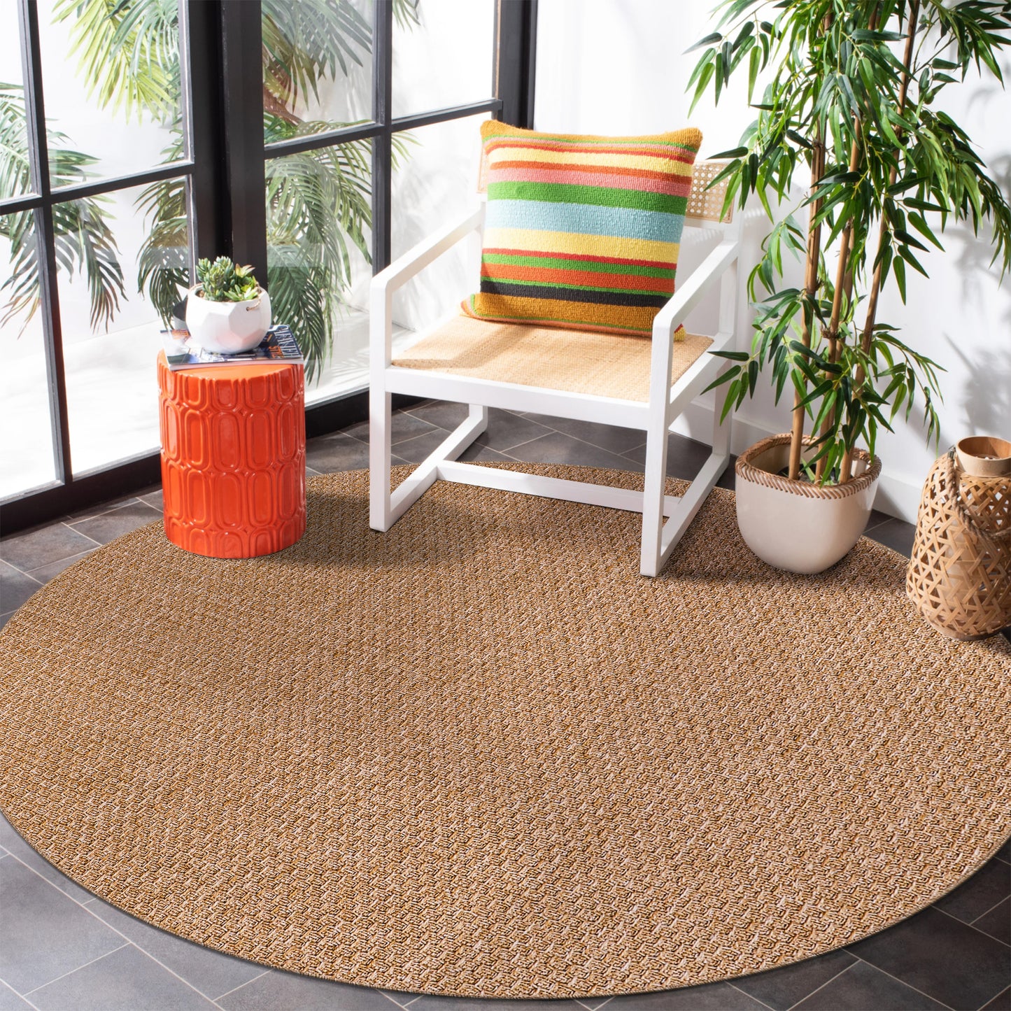 Ljuva Home Nordic Breeze Outdoor Polypropylene Rug Jord Collection 1002 - Turkish Crafted, Perfect for Swedish Homes