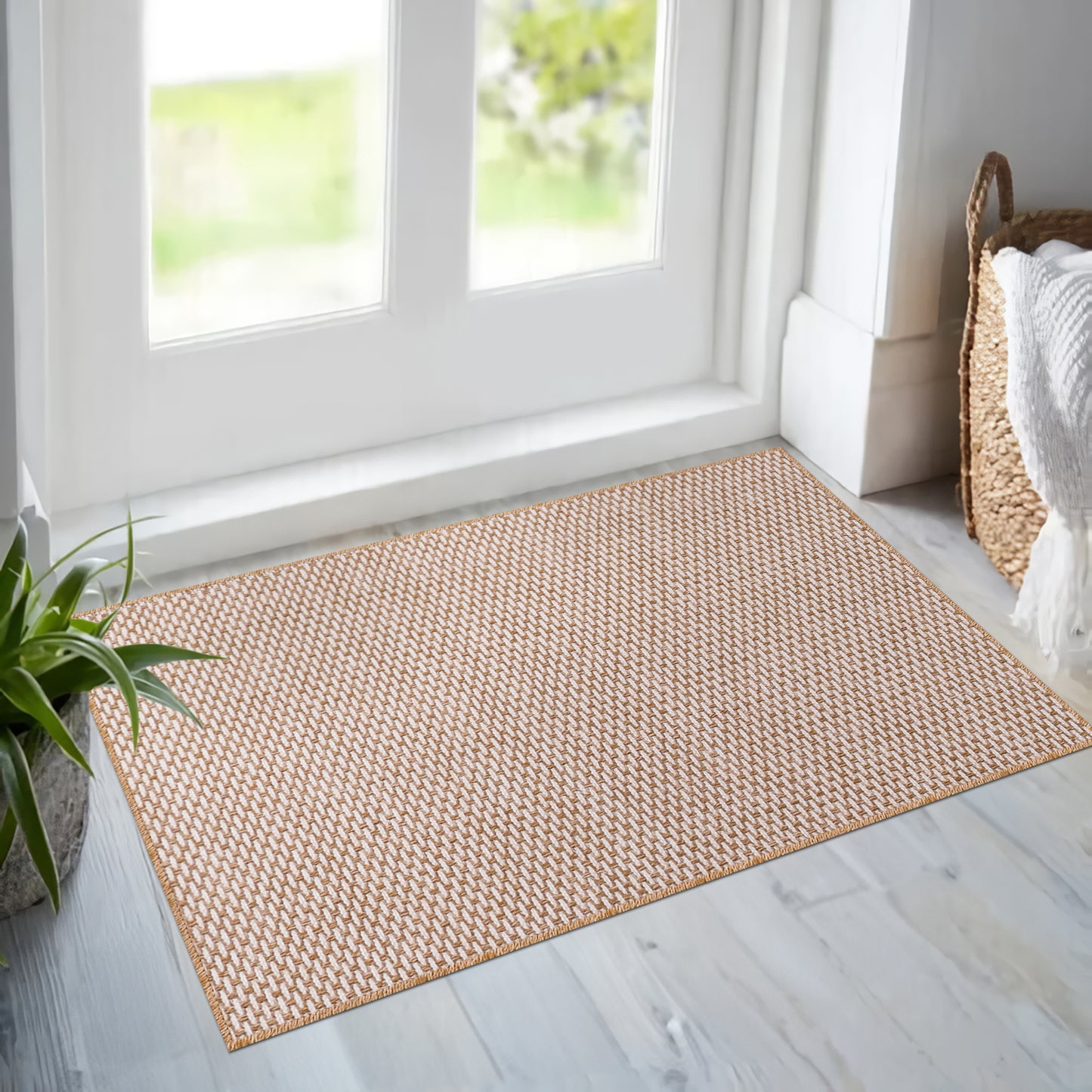 Ljuva Home Nordic Breeze Outdoor Polypropylene Rug - Turkish Crafted, Perfect for Swedish Homes