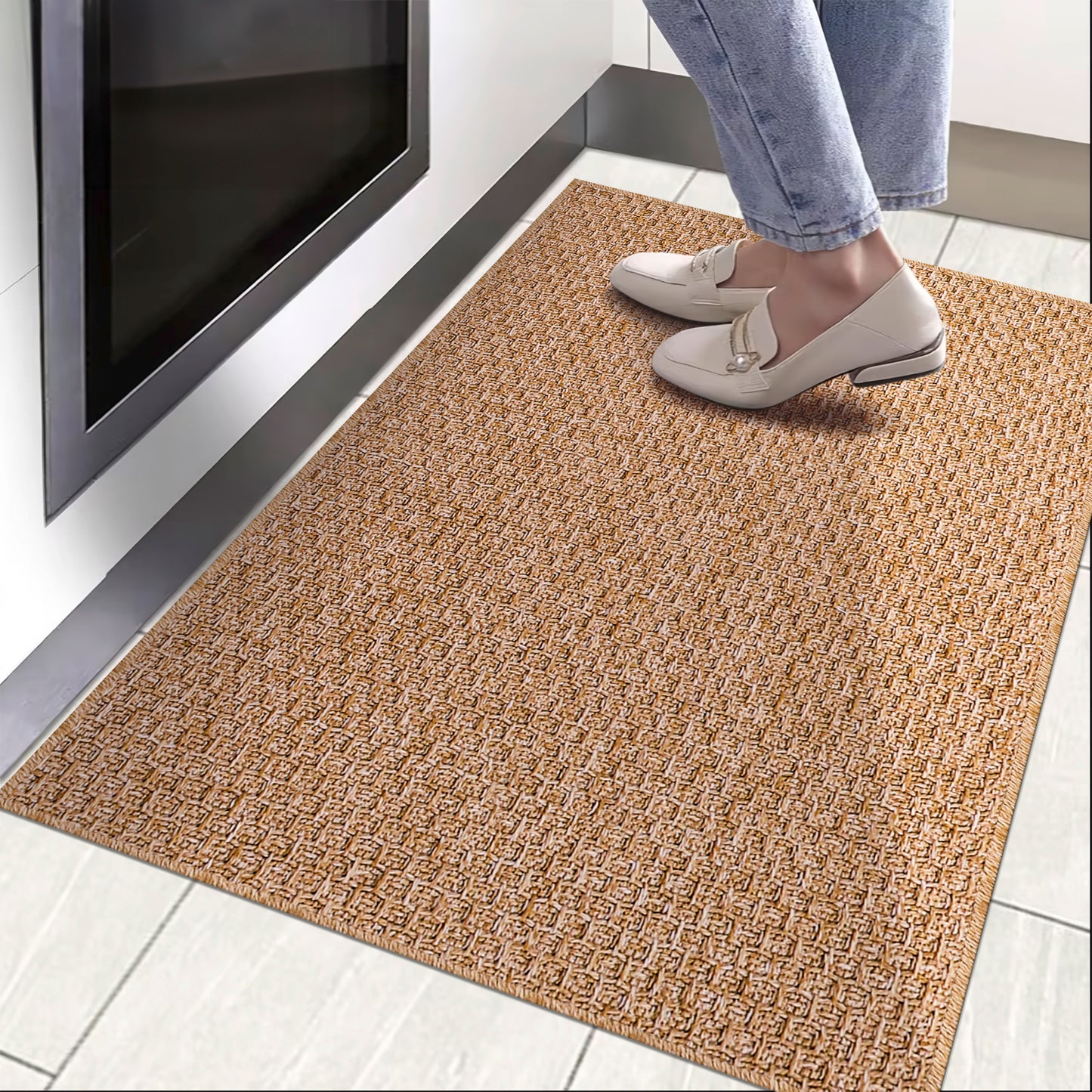 Ljuva Home Nordic Breeze Outdoor Polypropylene Rug Jord Collection 1002 - Turkish Crafted, Perfect for Swedish Homes