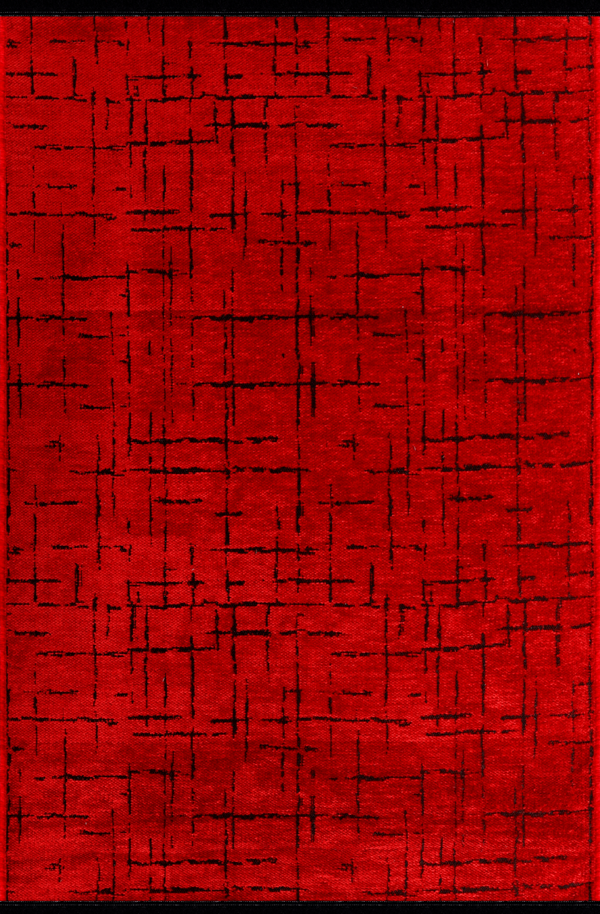 Ljuva Home Machine Washable Rug NT201 – RED Soft Chenille