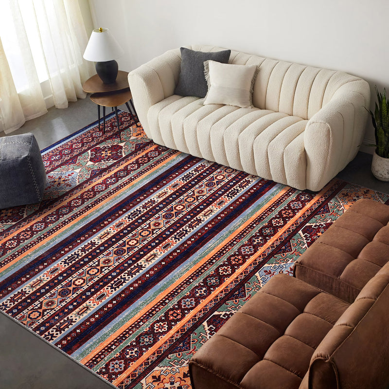 Zili Roströd – tvättbar matta