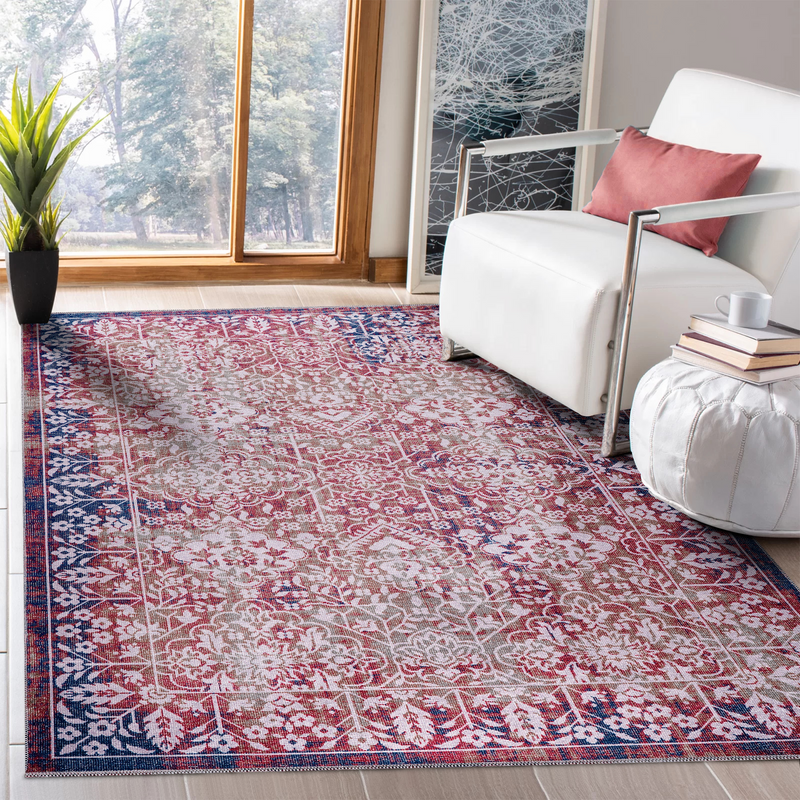 Heriz Rose – washable rug