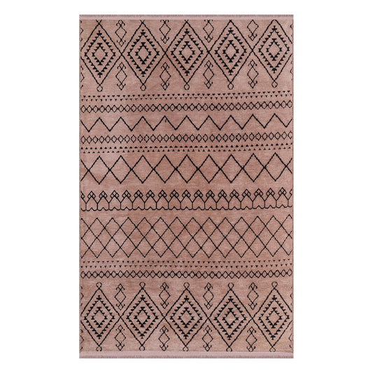 Ljuva Home Machine Washable Rug RW1801 – BROWN Soft Chenille