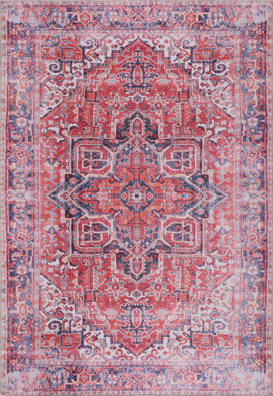 Ljuva Home Traditional Medallion Washable Rug Design NL1001