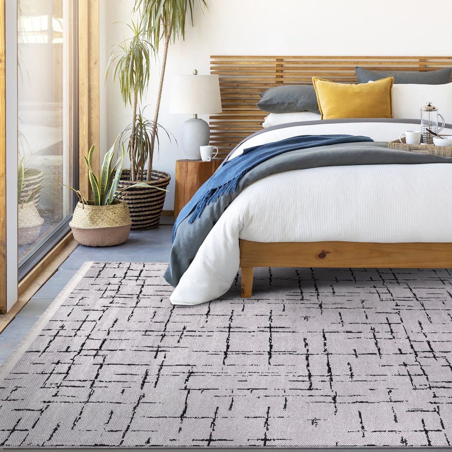 Ljuva Home Machine Washable Rug NT201 – GRAY Soft Chenille
