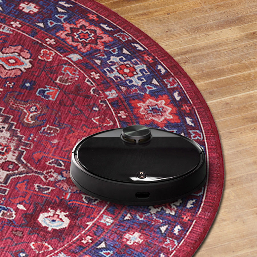 Ljuva Home Geometric Black & White Patchwork Washable Rug Design 1307