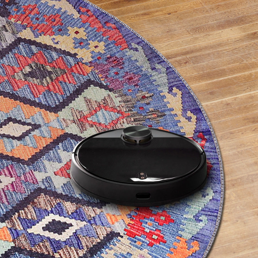 Ljuva Home – Kilim Tribal Geometric Multicolor Rug | Machine Washable Chenille Rug with Non-Slip Cotton Backing (Copy)