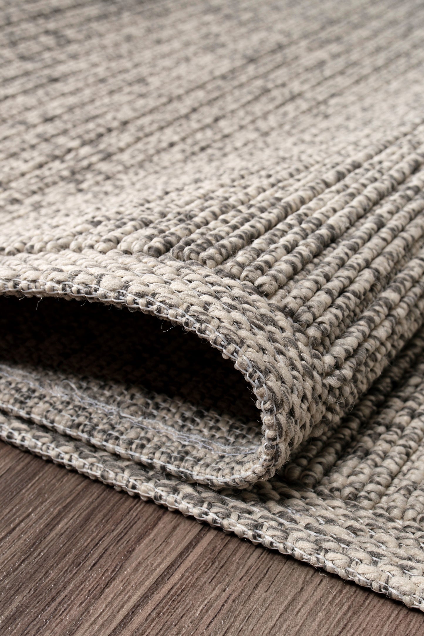 Ljuva Home Grey Kilim Flatweave Bravvo BR006 Area Rug – Durable Synthetic Fibres, Bedroom, Study, Kids Room, Entryway