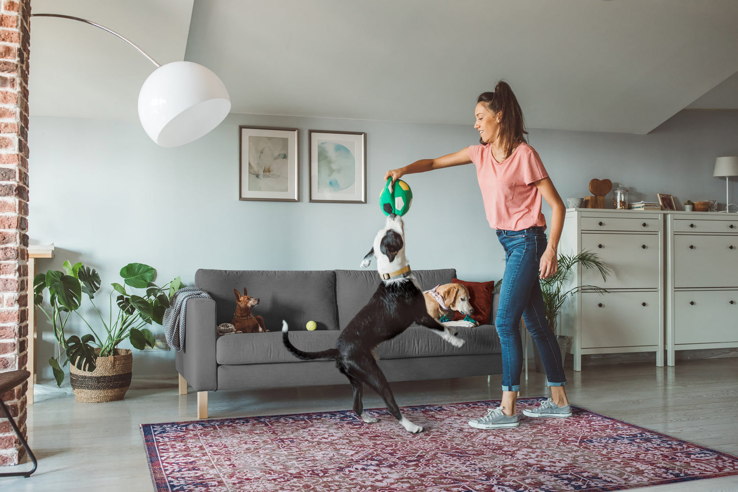 Ljuva Home Kilim Red Medallion Washable Rug Design 1486