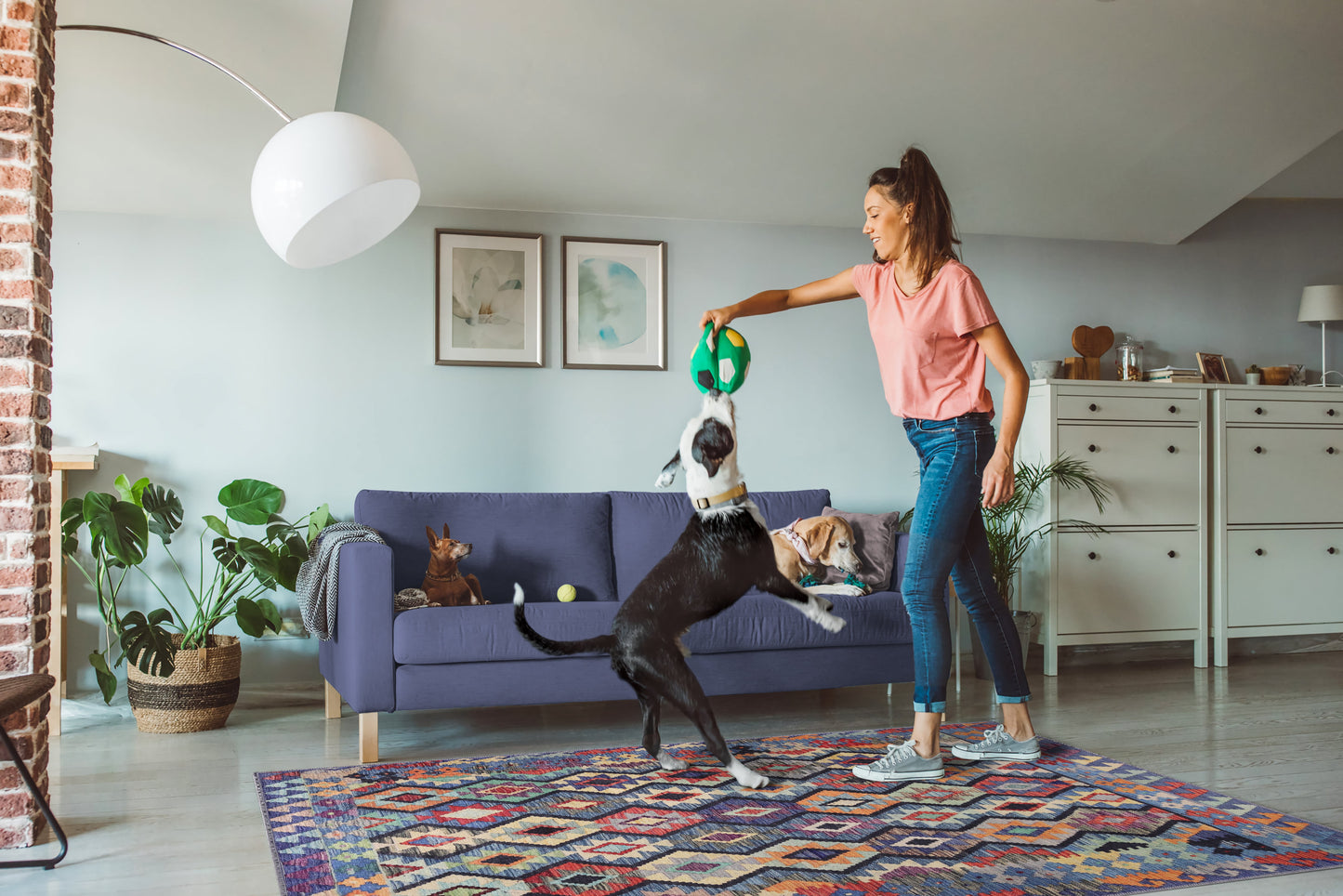 Ljuva Home – Kilim Tribal Geometric Multicolor Rug | Machine Washable Chenille Rug with Non-Slip Cotton Backing (Copy)