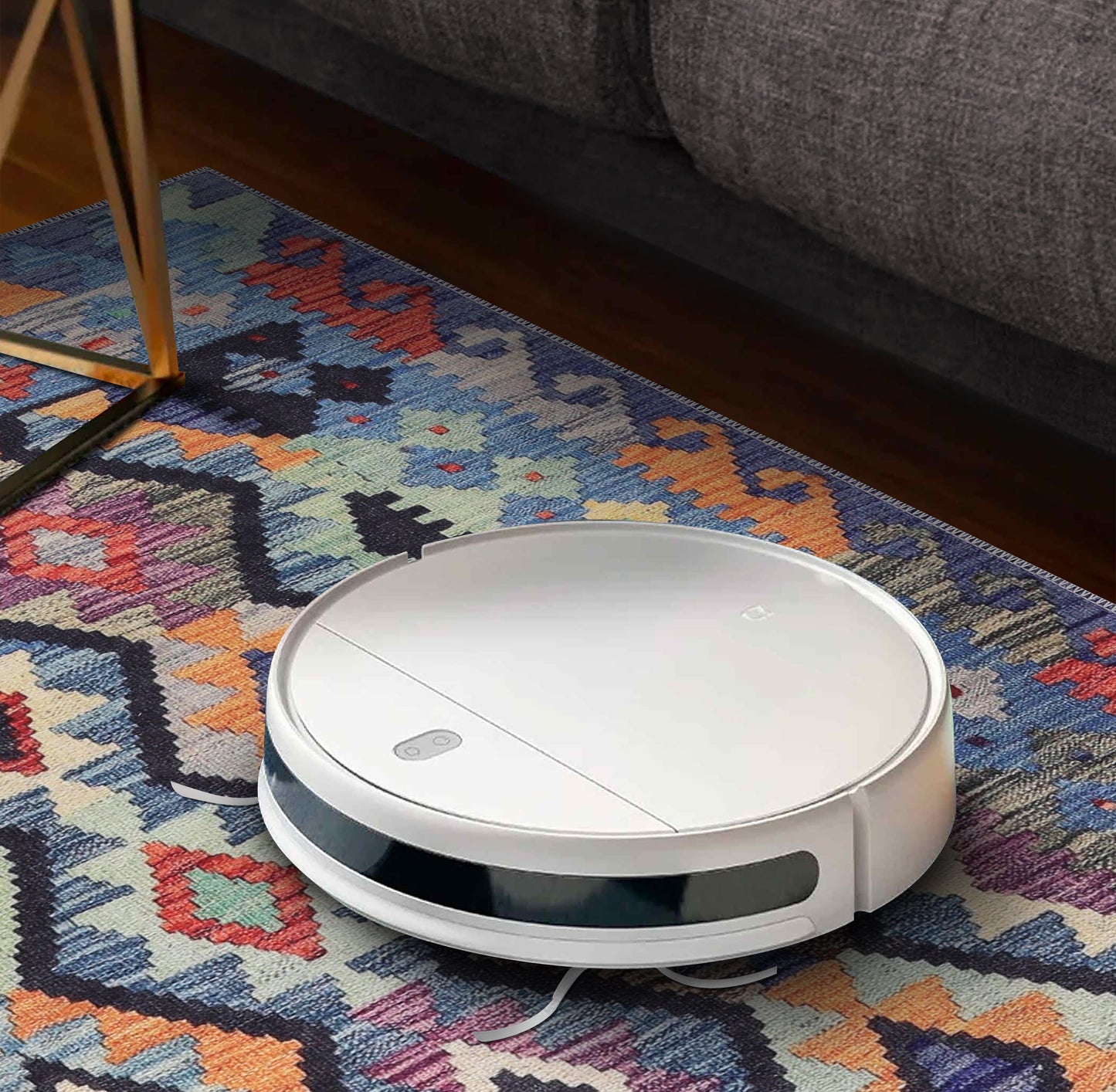 Ljuva Home – Kilim Tribal Geometric Multicolor Rug | Machine Washable Chenille Rug with Non-Slip Cotton Backing (Copy)