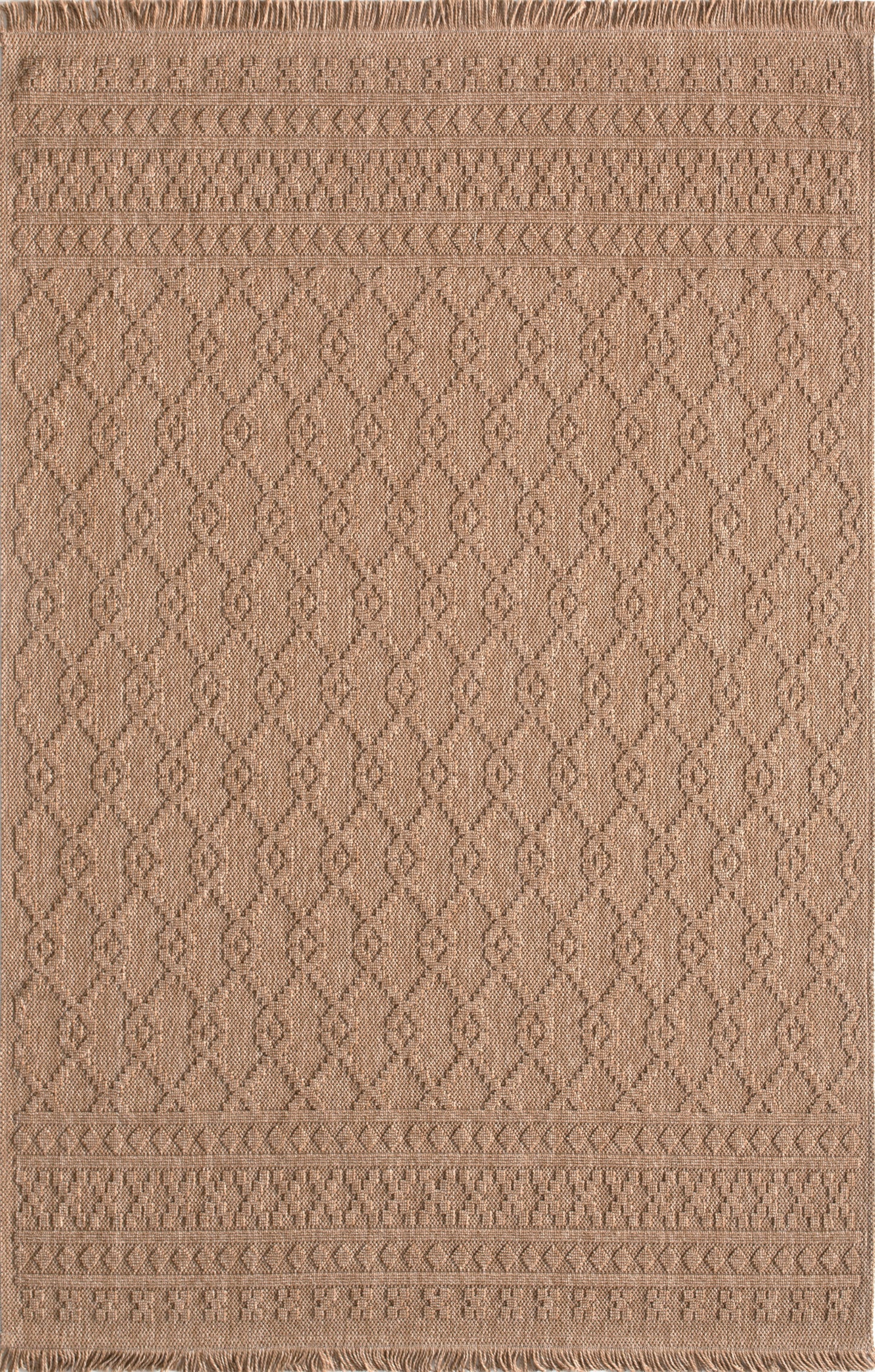 Ljuva Home Beige Kilim Flatweave Bravvo BR003 Area Rug – Durable Synthetic Fibres, Bedroom, Study, Kids Room, Entryway