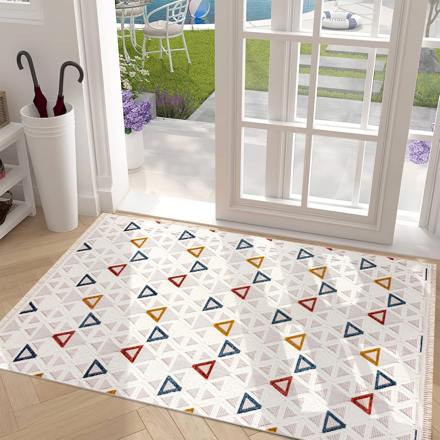 Ljuva Home Area Rug for Living Room, Bedroom & Hallway – Soft & Durable Low Pile Area Rugs – Bohemian, Aztec & Boho Style – Pet & Kid-Friendly, Ideal for High-Traffic Areas (Copy)