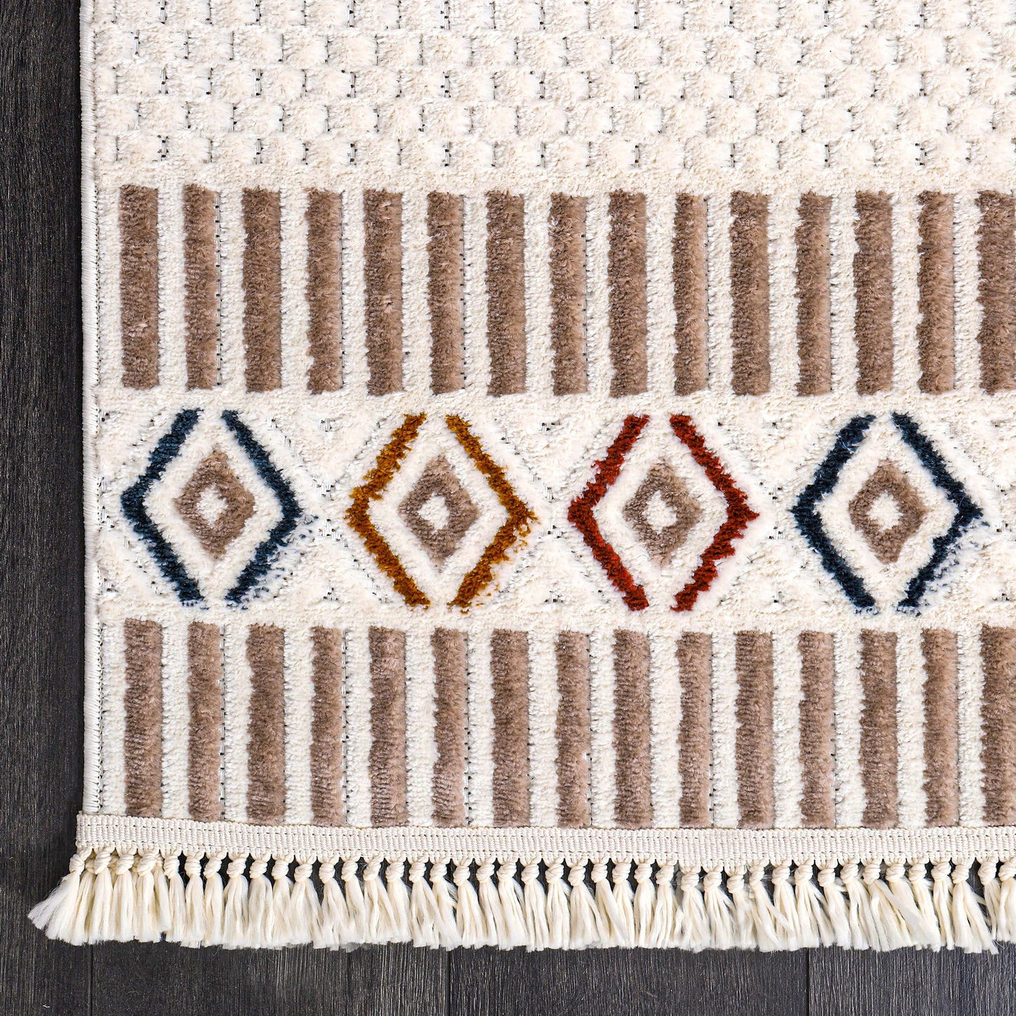 Ljuva Home Area Rug for Living Room, Bedroom & Hallway – Soft & Durable Low Pile Area Rugs – Bohemian, Aztec & Boho Style – Pet & Kid-Friendly, Ideal for High-Traffic Areas (Copy)