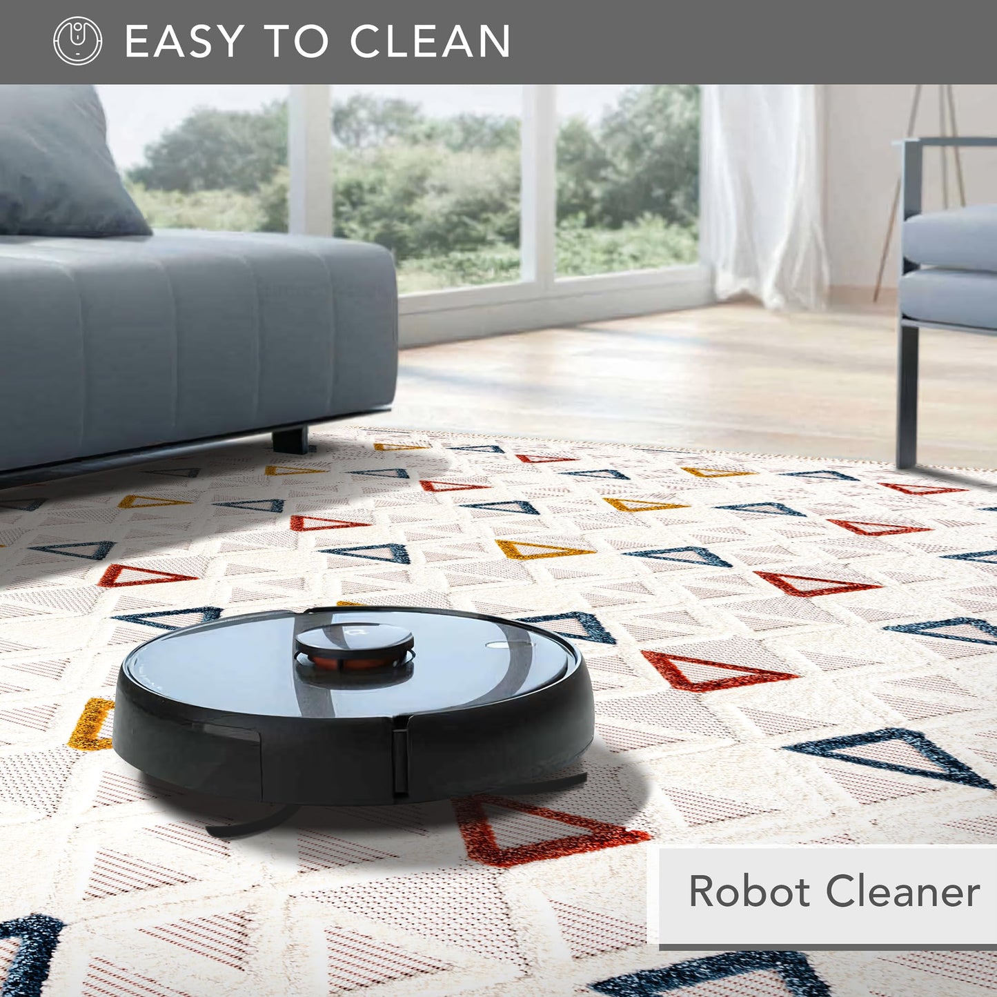 Ljuva Home Area Rug for Living Room, Bedroom & Hallway – Soft & Durable Low Pile Area Rugs – Bohemian, Aztec & Boho Style – Pet & Kid-Friendly, Ideal for High-Traffic Areas (Copy)