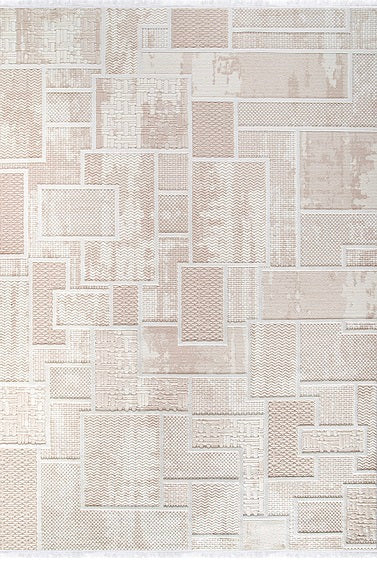 Ljuva Home Cream Modern Boyut BY004 Area Rug – Polypropylene and Polyester, Non‑Shed, Easy‑Clean, Durable | Bedroom, Study, Kids Room, Entryway