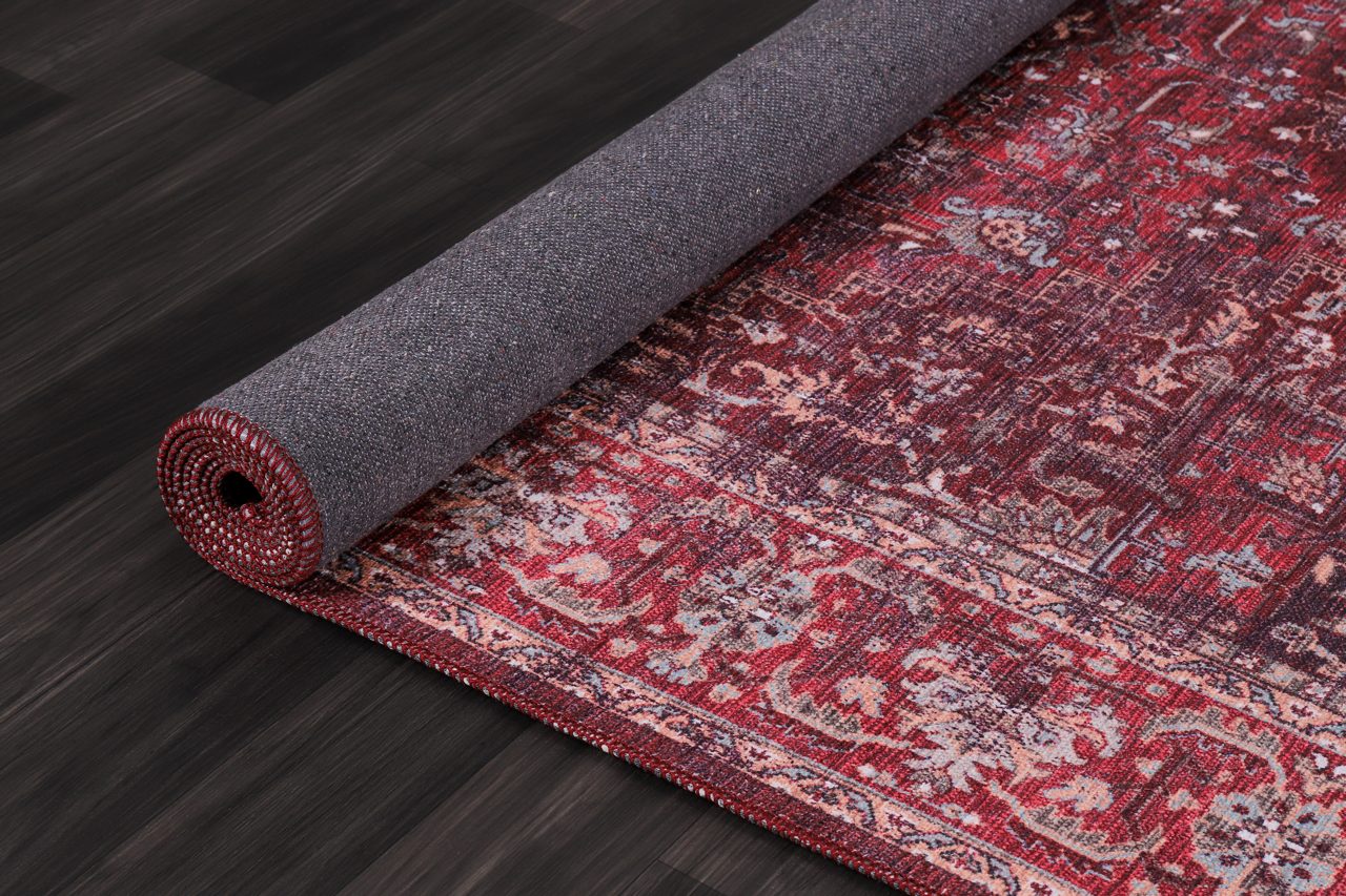 Ljuva Home Tribal Multicolor Geometric Washable Rug Design 1310