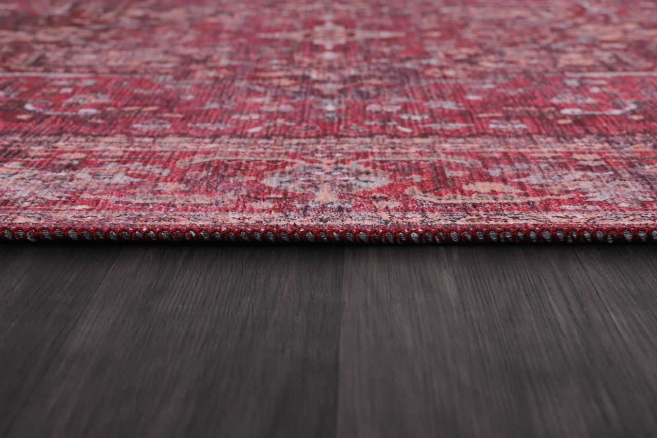 Ljuva Home Tribal Multicolor Geometric Washable Rug Design 1310