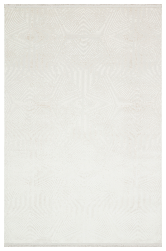 Ljuva Home Beige Modern Cunda CN010 Area Rug – 100% Acrylic, Non‑Shed, Easy‑Clean, Durable | Bedroom, Study, Kids Room, Entryway