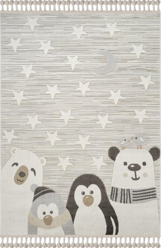 Ljuva Home Multicolor Kids KI002 Area Rug – 100% Polyester, Non‑Shed, Easy‑Clean, Durable | Bedroom, Study, Kids Room, Entryway