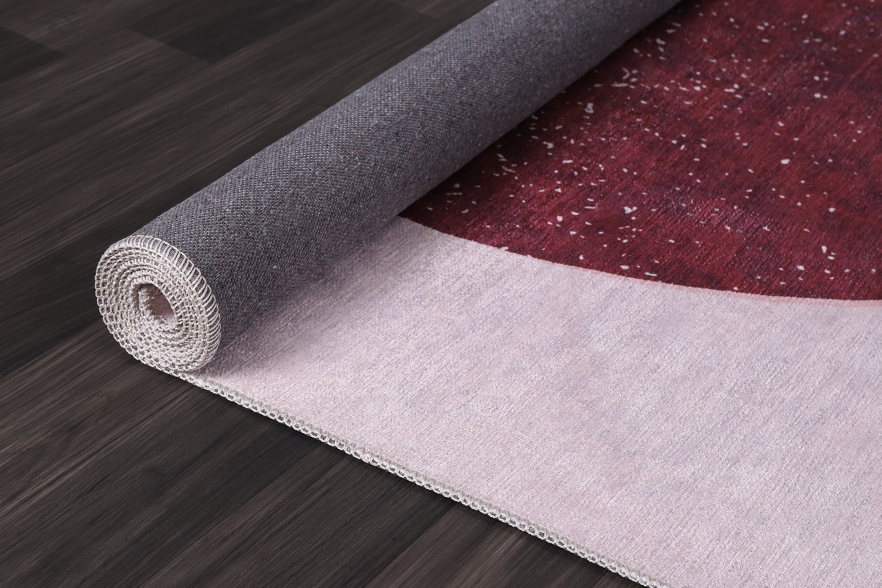 Ljuva Home - Geometric Black & White Patchwork Washable Rug, Design NL1003