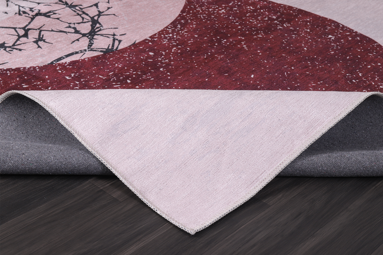 Ljuva Home - Geometric Black & White Patchwork Washable Rug, Design NL1003