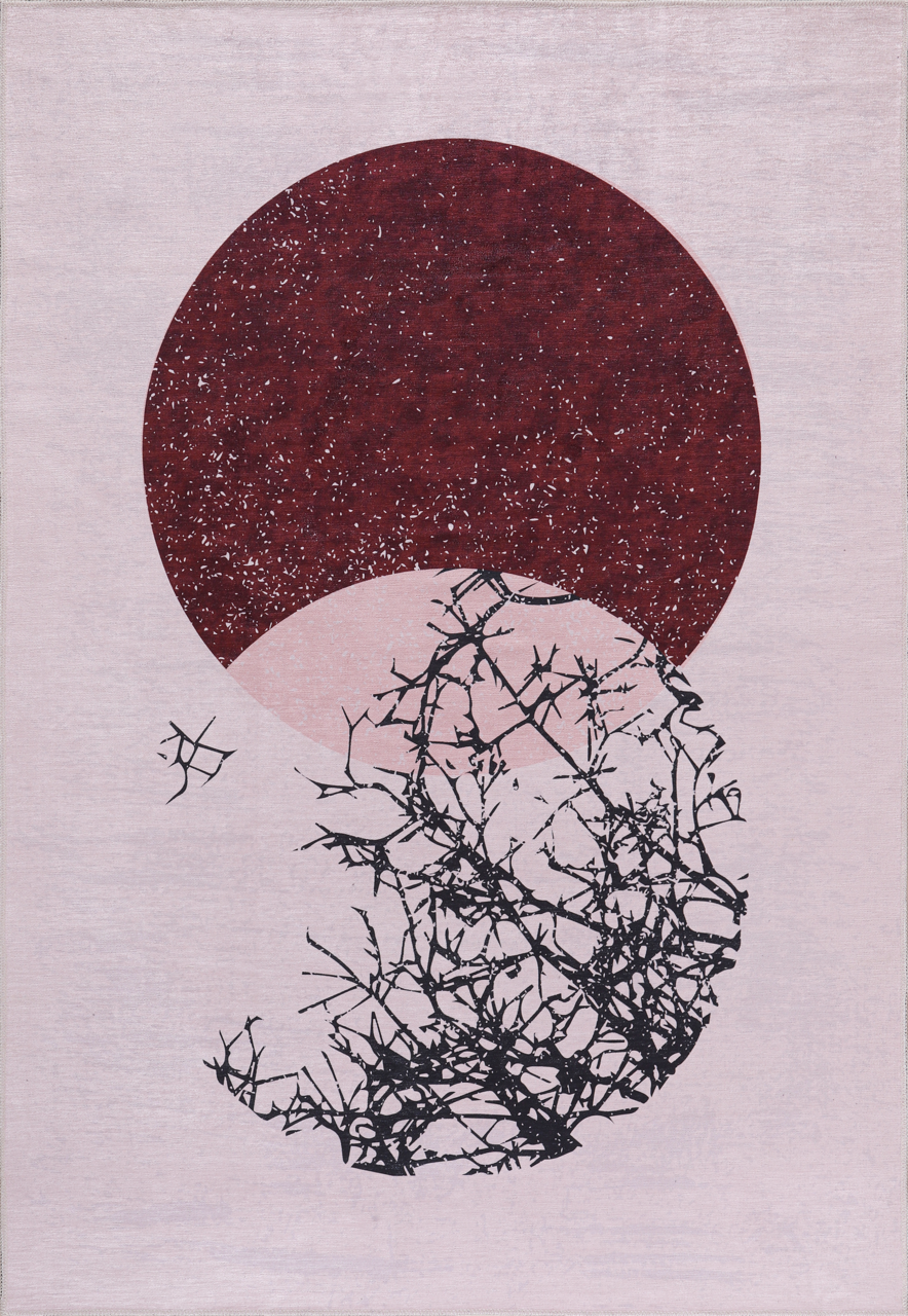 Ljuva Home - Geometric Black & White Patchwork Washable Rug, Design NL1003