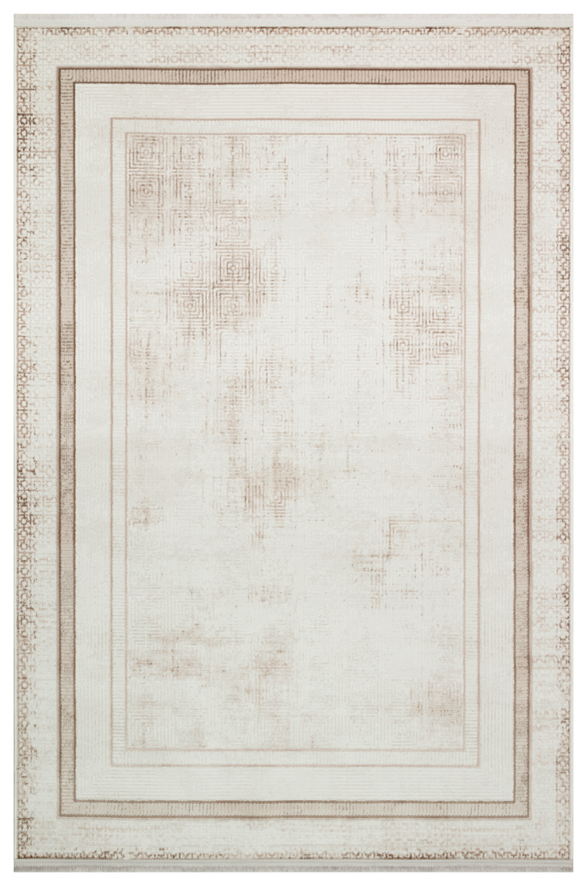 Ljuva Home Cunda Coastal Beige Modern Rug – Soft Washable Long-Pile Area Carpet for Living Room & Bedroom by Ljuva Home