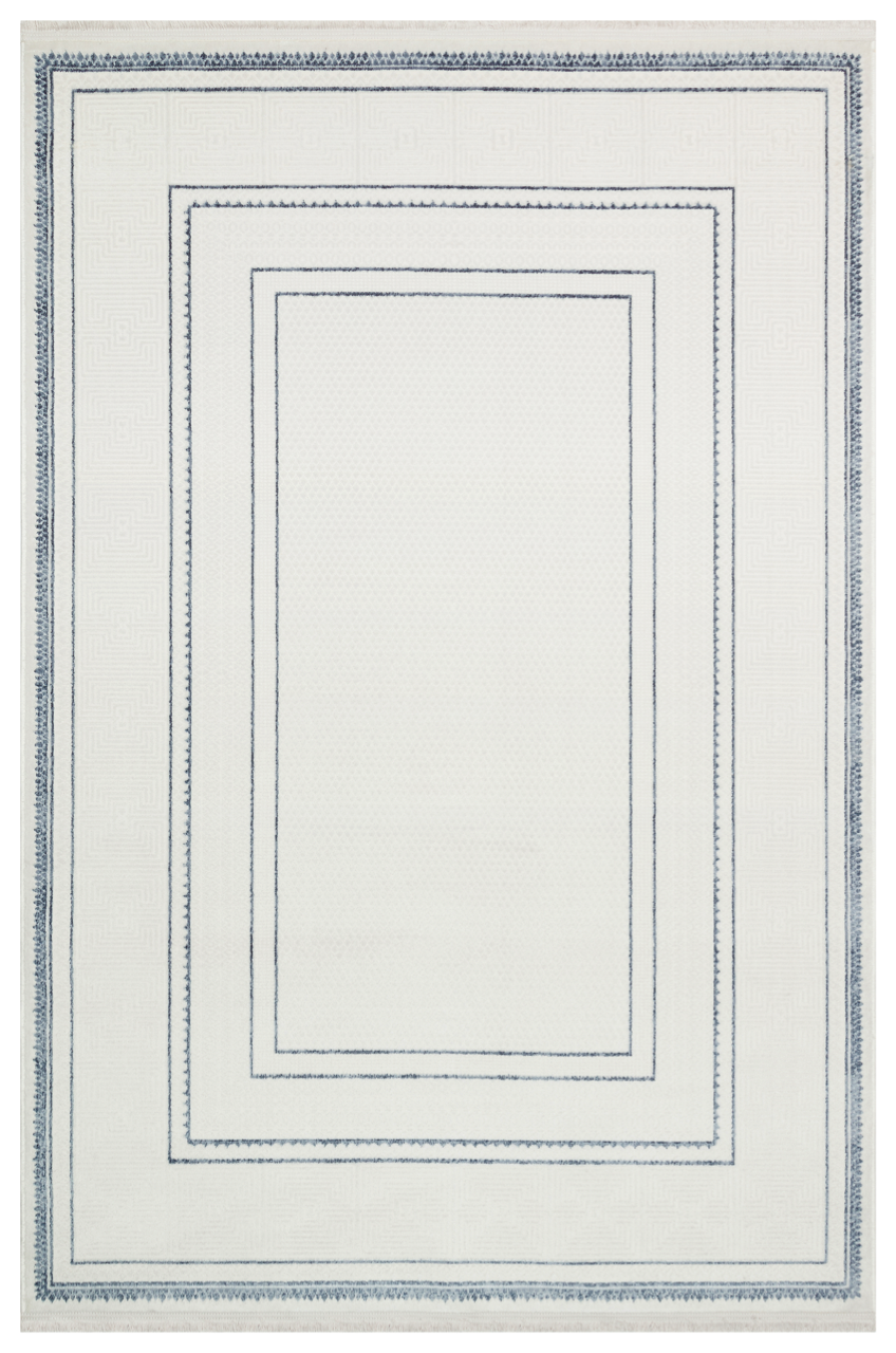 Ljuva Home Cunda Coastal Beige Modern Rug – Soft Washable Long-Pile Area Carpet for Living Room & Bedroom by Ljuva Home