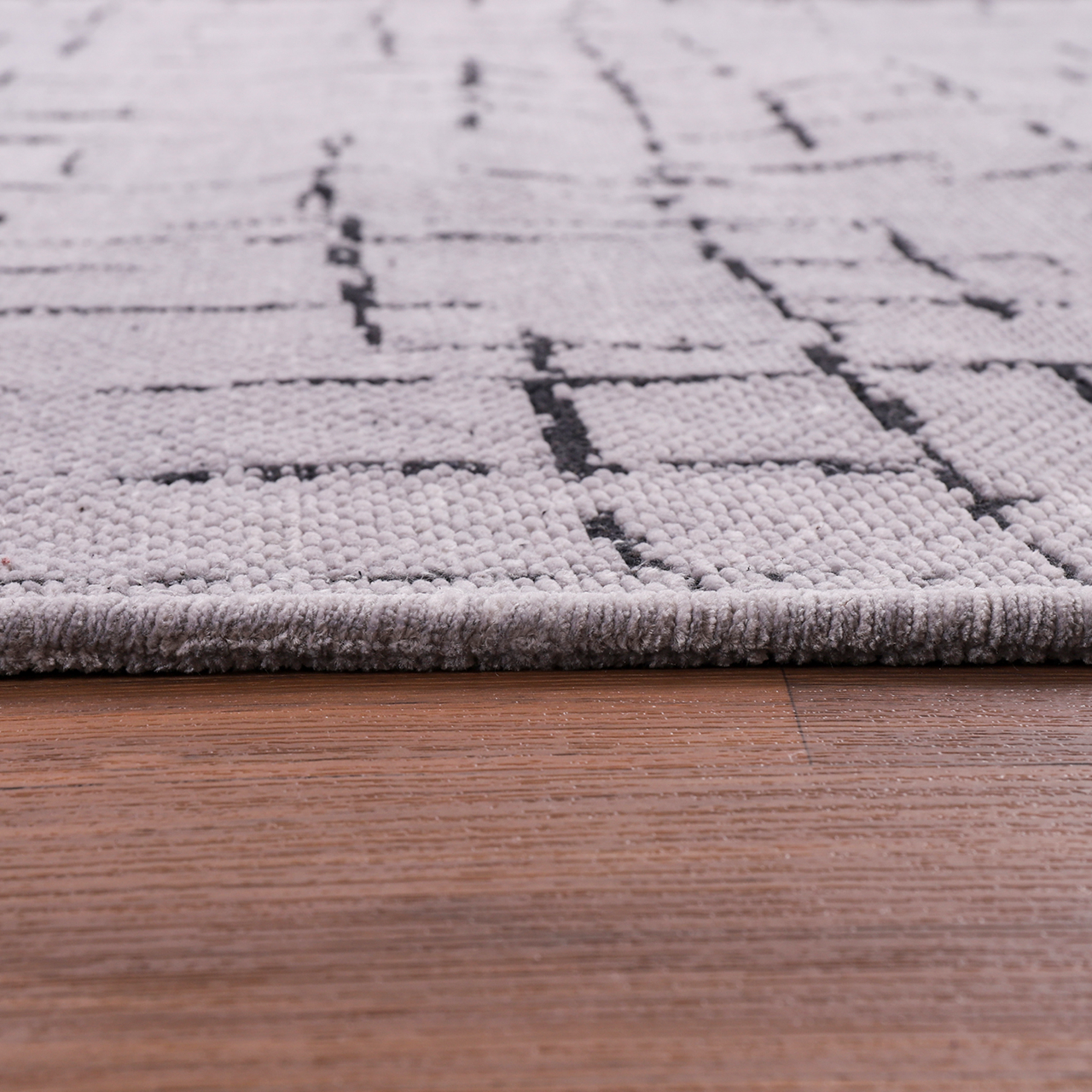 Ljuva Home Machine Washable Rug NT201 – GRAY Soft Chenille