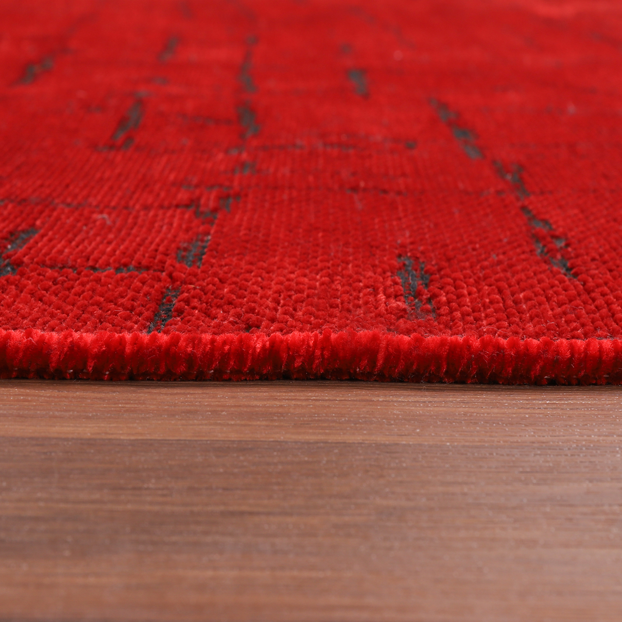 Ljuva Home Machine Washable Rug NT201 – RED Soft Chenille