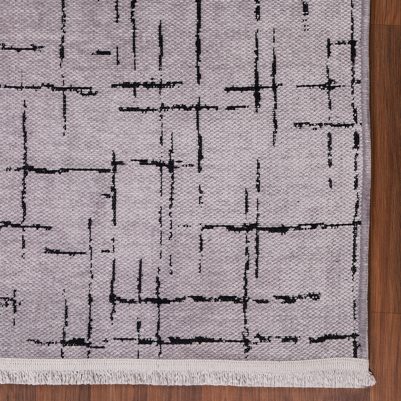 Ljuva Home Machine Washable Rug NT201 – GRAY Soft Chenille