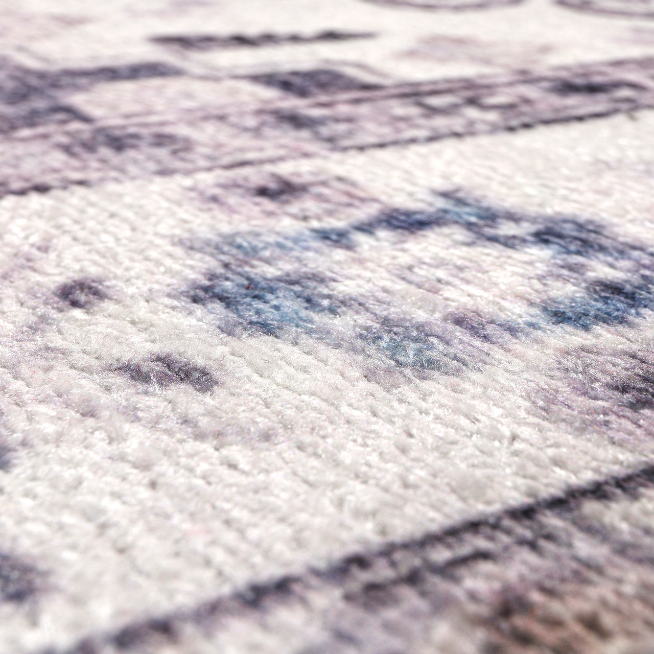 Ljuva Home - Modern Beige Floral Washable Rug - Design KELIM2001