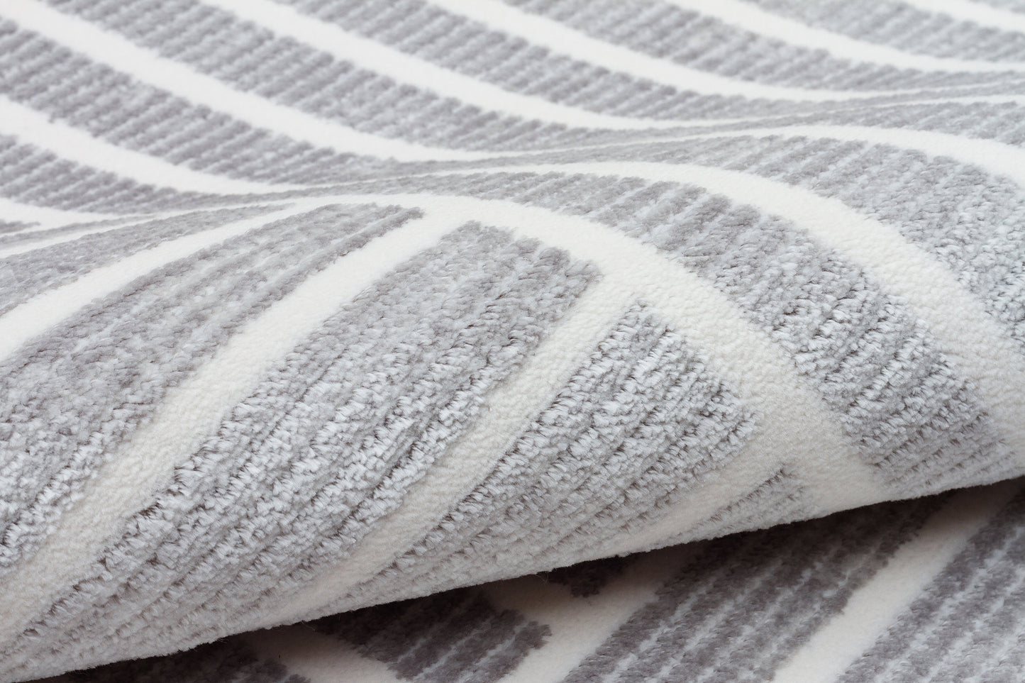 Ljuva Home Grey Modern Cunda CN015 Area Rug – 100% Acrylic, Non‑Shed, Easy‑Clean, Durable | Bedroom, Study, Kids Room, Entryway