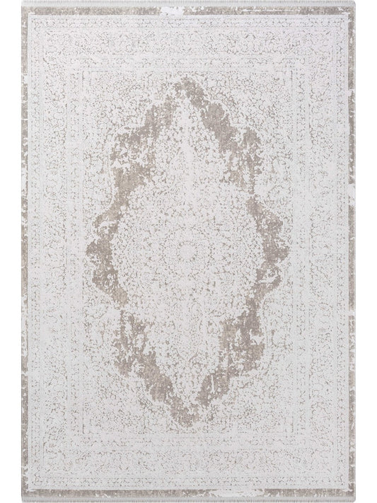 Ljuva Home Beige Modern MD001 Area Rug – Durable Synthetic Fibres, Non‑Shed, Easy‑Clean, Durable | Bedroom, Study, Kids Room, Entryway