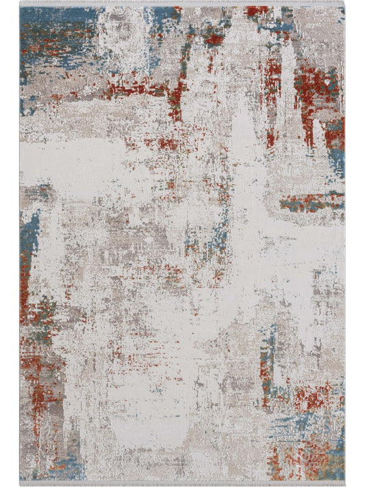 Ljuva Home Beige Modern MD005 Area Rug – Durable Synthetic Fibres, Non‑Shed, Easy‑Clean, Durable | Bedroom, Study, Kids Room, Entryway