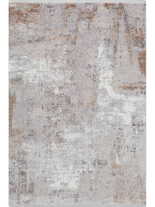 Ljuva Home Beige Modern MD006 Area Rug – Durable Synthetic Fibres, Non‑Shed, Easy‑Clean, Durable | Bedroom, Study, Kids Room, Entryway
