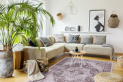 Provenance Aubergine – matta i rumsmiljö | Ljuva Home