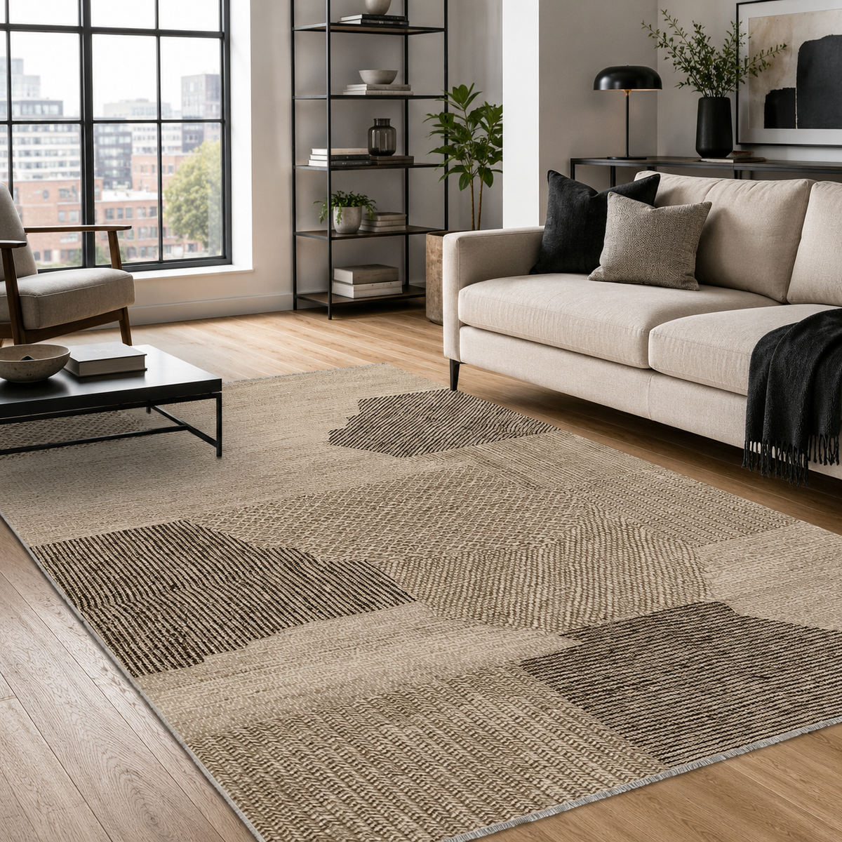 Datum Valnötsbrun – tvättbar matta