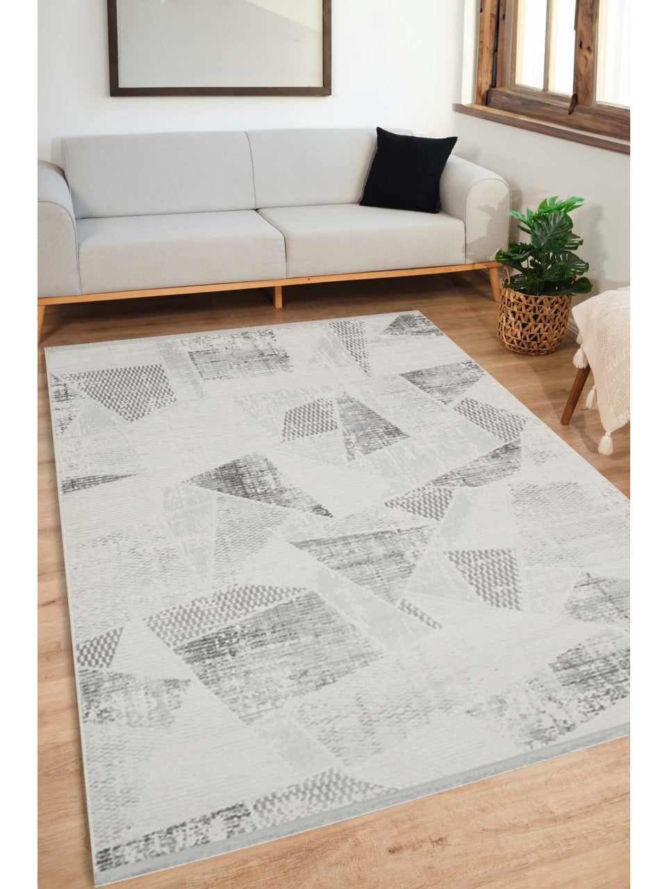 Ljuva Home Modern Alin Area Rug – 100% Acrylic, Non‑Shed, Easy‑Clean, Durable