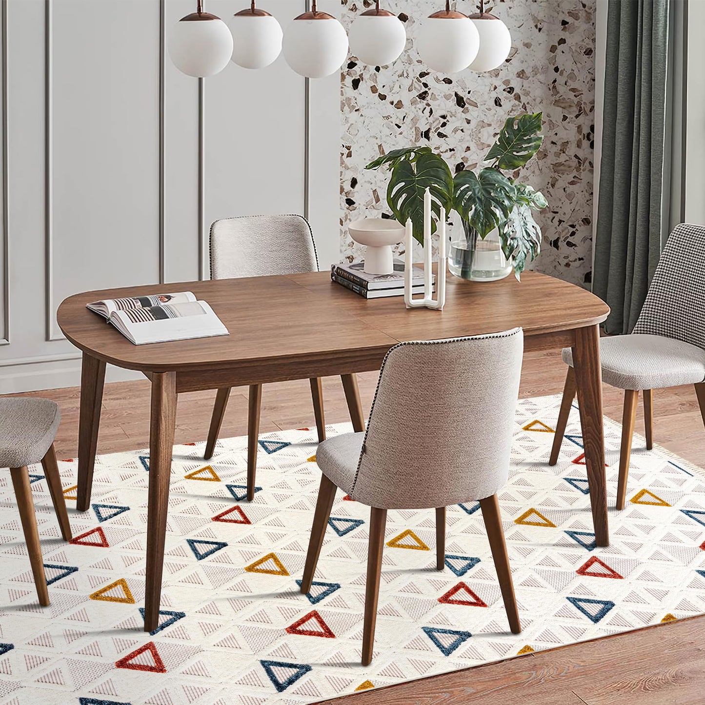 Ljuva Home Area Rug for Living Room, Bedroom & Hallway – Soft & Durable Low Pile Area Rugs – Bohemian, Aztec & Boho Style – Pet & Kid-Friendly, Ideal for High-Traffic Areas (Copy)