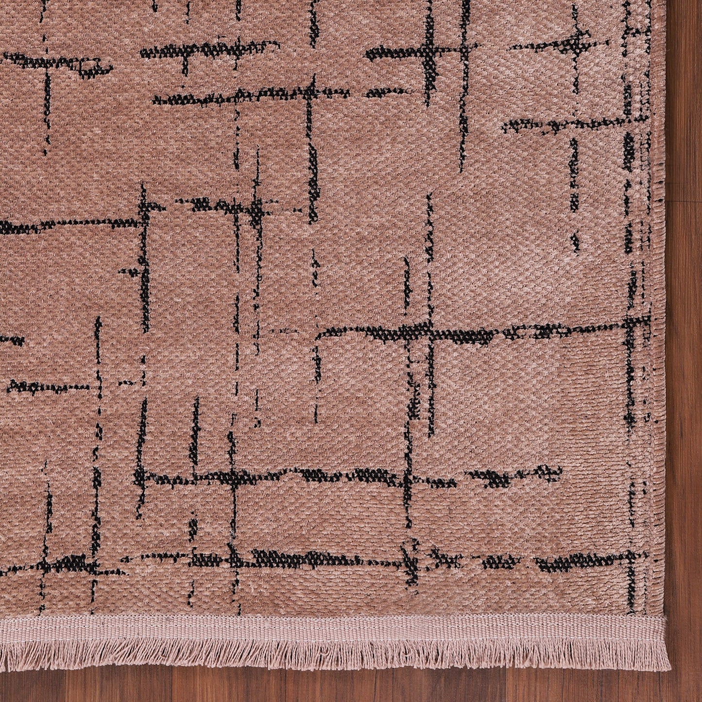 Ljuva Home Machine Washable Rug NT201 – BROWN Soft Chenille